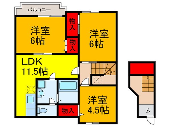 ベルフィオレの物件間取画像